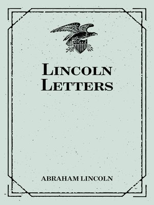 cover image of Lincoln Letters